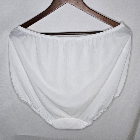 New Vintage VTG Dixie Belle Style 719 Nylon White Brief Panty Underwear Size 11 - Picture 6 of 8